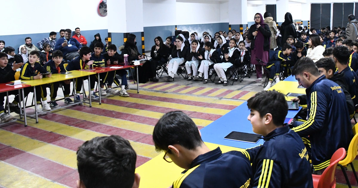 students participating in Mathematics Championship